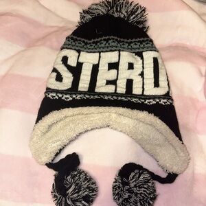 NWT Amsterdam Black Fleece Winter Beanie‎